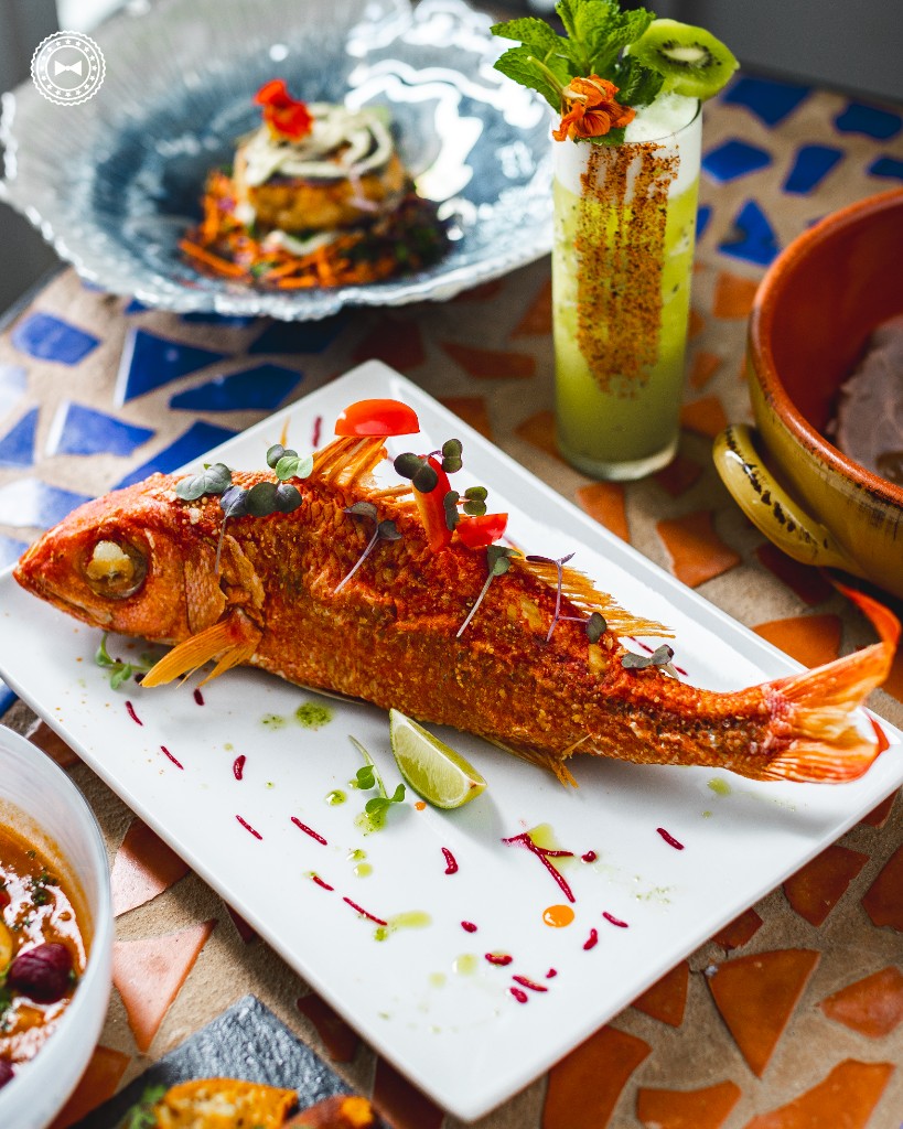 Whole snapper, the house dish